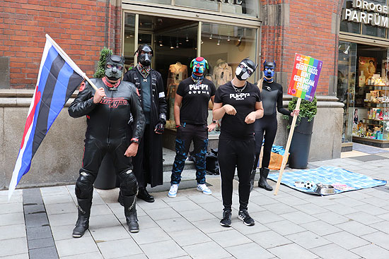 Puppy Pride @ CSD 2020 Demo Spot Marienplatz  (©Foto:Martin Schmitz)
